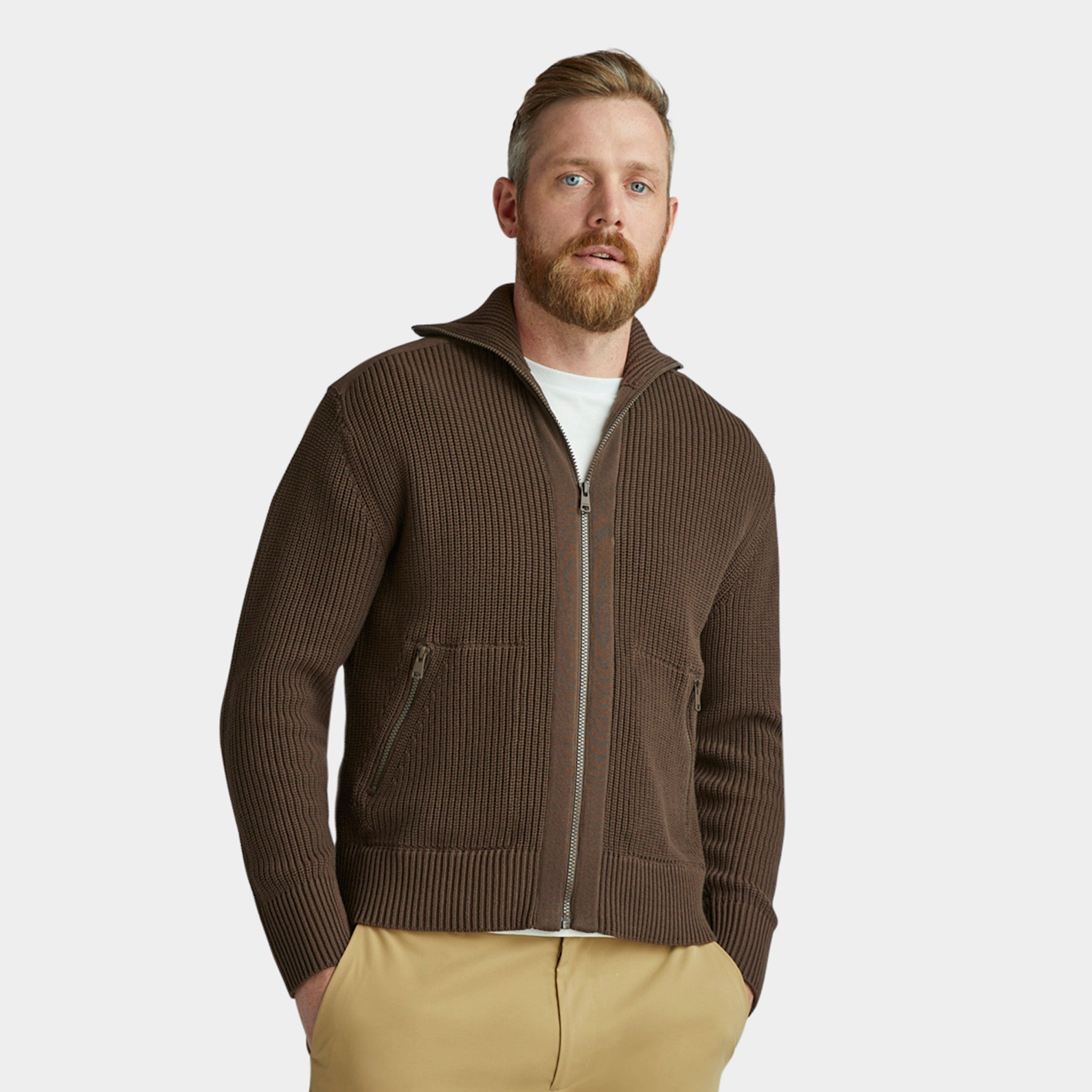 Cool Cotton Sweater Jacket